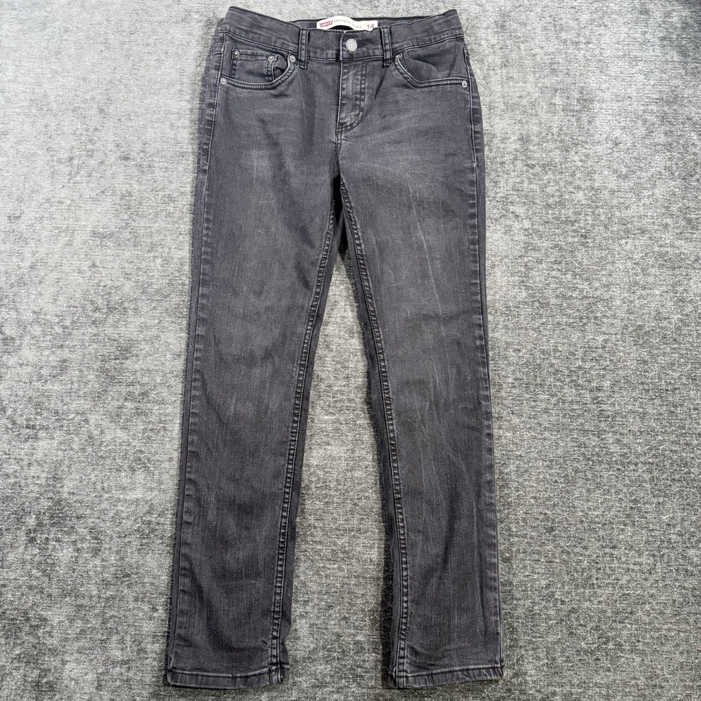 Levi's 512 Slim Taper Women's Denim Jeans Black Size 14 Regular W27xL29 Stretch